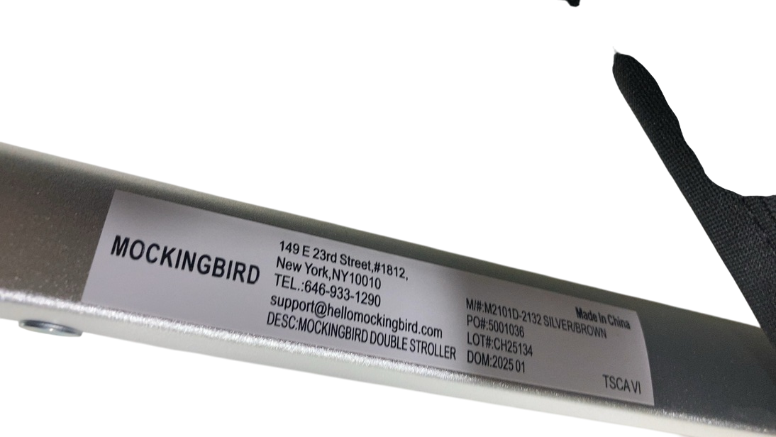 Shop Mockingbird Single to Double 2.0 Stroller, 2025, Black, Silver With Penny Leather, Watercolor Drops at GoodBuy Gear