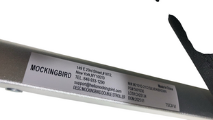 Shop Mockingbird Single to Double 2.0 Stroller, 2025, Black, Silver With Penny Leather, Watercolor Drops at GoodBuy Gear