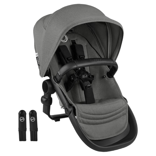 Shop Bugaboo Kangaroo Sibling Seat, Black, Moon Grey, Moon Grey at GoodBuy Gear