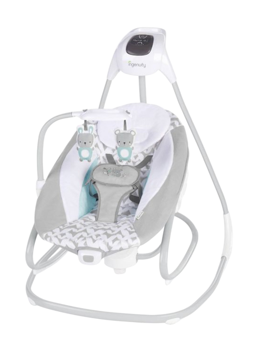 Ingenuity Simple Comfort 2-in-1 Swing Rocker, Raylan