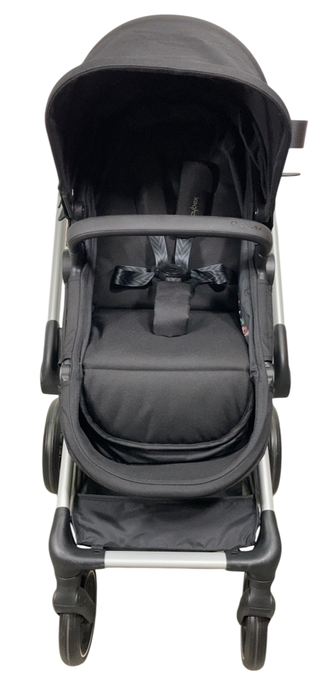 Shop Cybex Eos Stroller, 2024, Moon Black, Silver at GoodBuy Gear