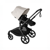 Shop Bugaboo Kangaroo Complete Stroller + Bassinet Bundle, 2025, Black Frame, Midnight Black, Misty White at GoodBuy Gear
