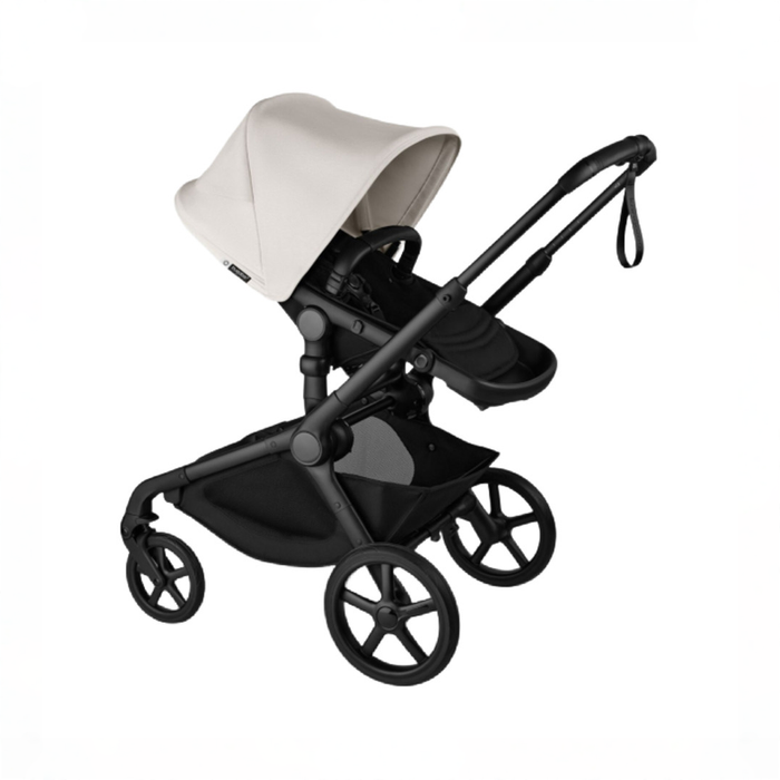 Shop Bugaboo Kangaroo Complete Stroller + Bassinet Bundle, 2025, Black Frame, Midnight Black, Misty White at GoodBuy Gear