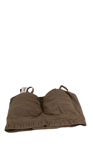 Shop Kindred Bravely Sublime Hands-Free Pumping & Nursing Bra, Latte, Regular, 1X at GoodBuy Gear