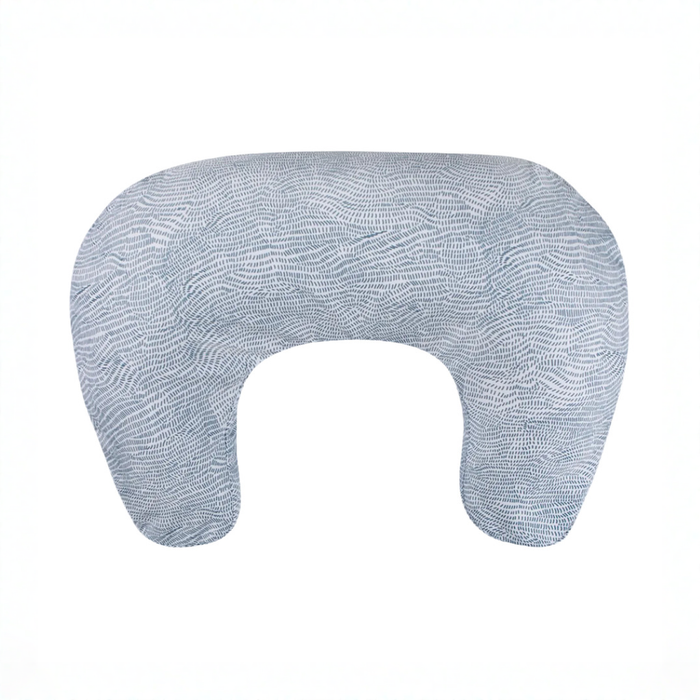 Shop Boppy Nursing Pillow, Base Model, Blue Speckled Current at GoodBuy Gear