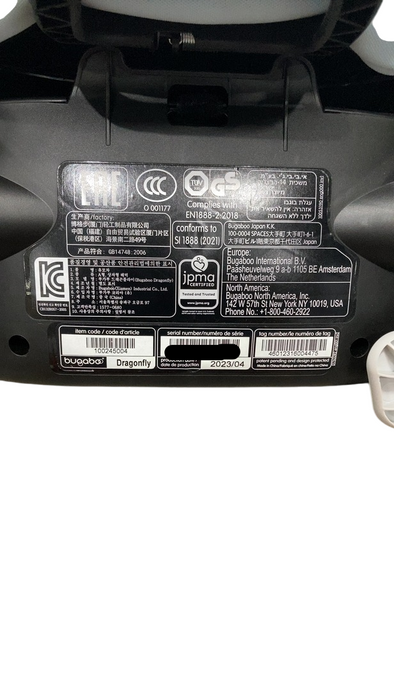 Shop Bugaboo Dragonfly Stroller, 2023, Graphite, Midnight Black, Skyline Blue at GoodBuy Gear