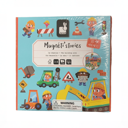 Shop Janod Magneti' Book, The Building Site at GoodBuy Gear