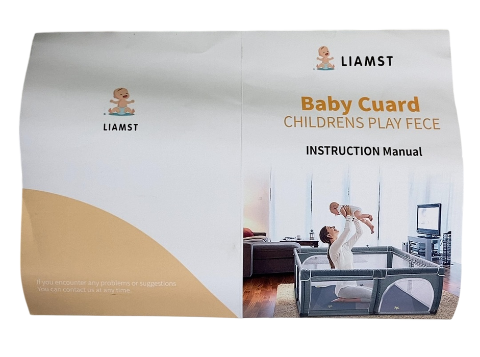 Shop LIAMST Large Baby Playard Activity Center, Grey, 50x50 at GoodBuy Gear