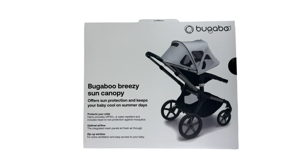 bugaboo fox 2 breezy sun canopy Bugaboo Breezy Sun Canopy for Fox 2/Fox 3/Cameleon3/Lynx, Midnight Bla