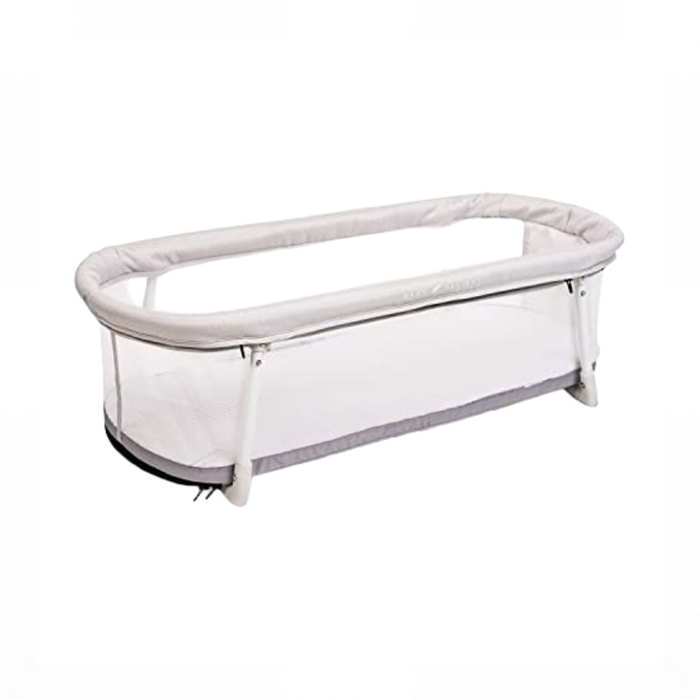 Shop Baby Delight Snuggle Nest Portable Infant Bassinet, Driftwood Grey at GoodBuy Gear