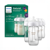 Shop Philips Avent Natural Baby Bottles, 4 Pack, 8oz, Glass at GoodBuy Gear