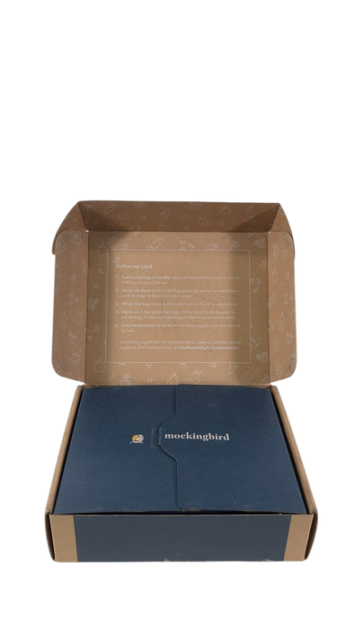 Shop Mockingbird Early Eaters Dishware Set, Sky Blue at GoodBuy Gear