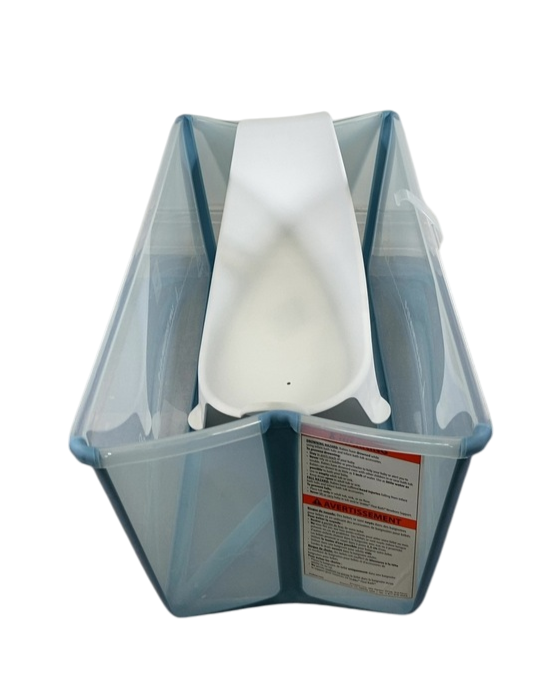 Shop Stokke Flexi Bath Bundle Pack, Regular, Transparent Ocean Blue at GoodBuy Gear