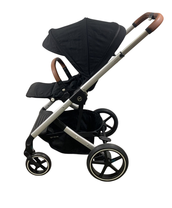 Shop Cybex Balios S Lux Stroller, 2022, Deep Black, Silver Frame at GoodBuy Gear