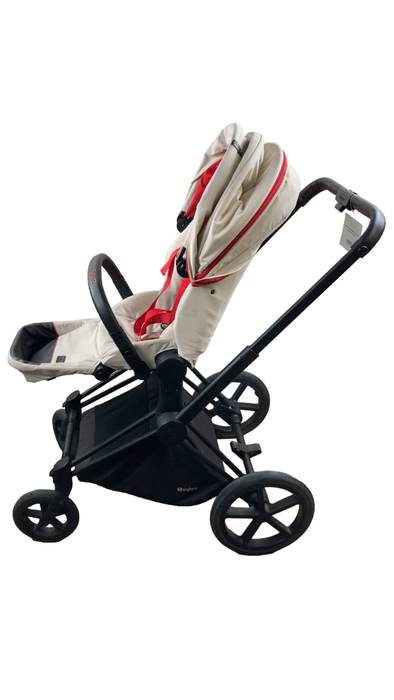 cybex x ferrari Cybex Priam Lux Trekking Stroller Ferrari, 2018, Silver/Grey