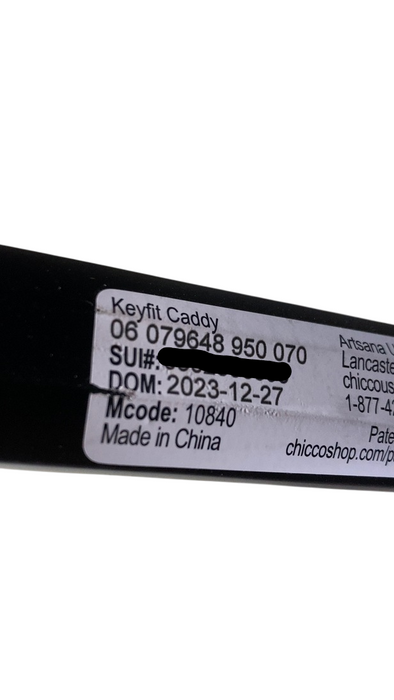 Shop Chicco KeyFit Caddy Stroller Frame, 2023, Black at GoodBuy Gear