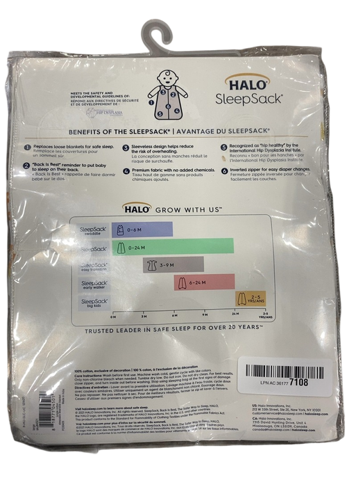 Shop Halo Cotton Sleepsack, Animal Paint, Large at GoodBuy Gear