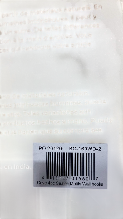 Shop Crane Baby Wooden Wall Hooks Set, Sea Life at GoodBuy Gear