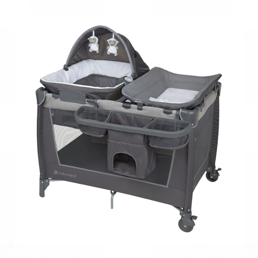 Shop Baby Trend Simply Smart Nursery Center Playard, 2.0, Shale Gray at GoodBuy Gear
