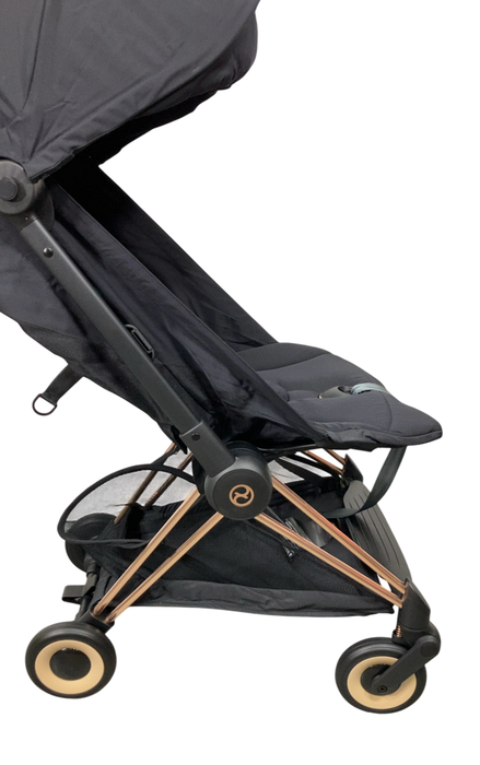 Shop Cybex Coya Stroller, 2024, Rose Gold, Sepia Black at GoodBuy Gear