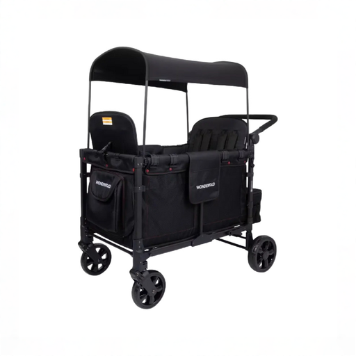 Shop Wonderfold W2 Original Multifunctional Double Stroller Wagon, 2025, Special Edition (Red Stiching) at GoodBuy Gear