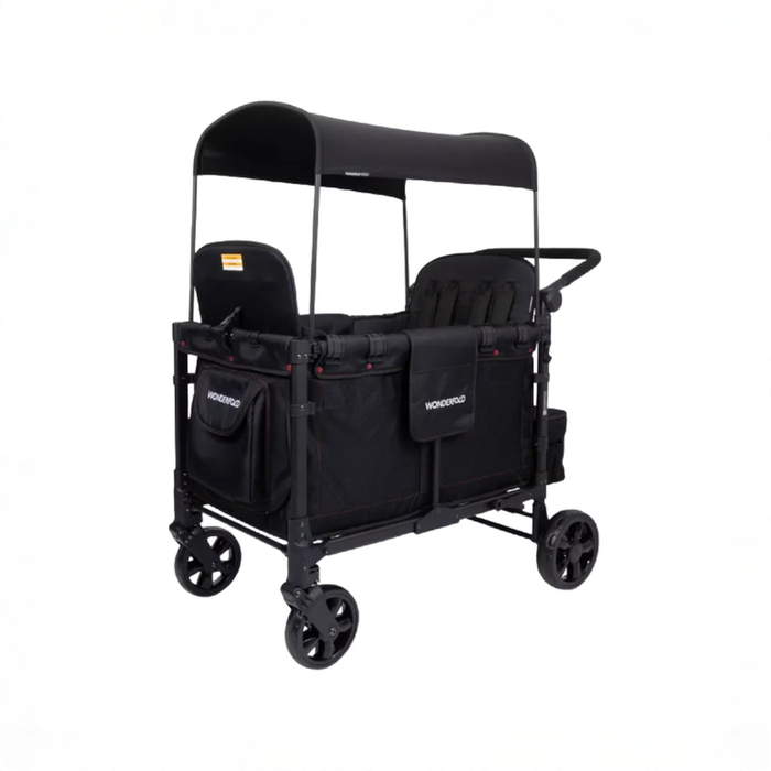 Wonderfold W2 Original Multifunctional Double Stroller Wagon, 2025, Special Edition (Red Stiching)