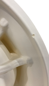 Shop Upseat Baby Floor & Booster Seat with Tray, Coconut (White) at GoodBuy Gear