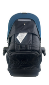 Shop Mockingbird 2nd Seat Kit with Extendable Canopy, Sea, Silver With Penny Leather, Windowpane at GoodBuy Gear