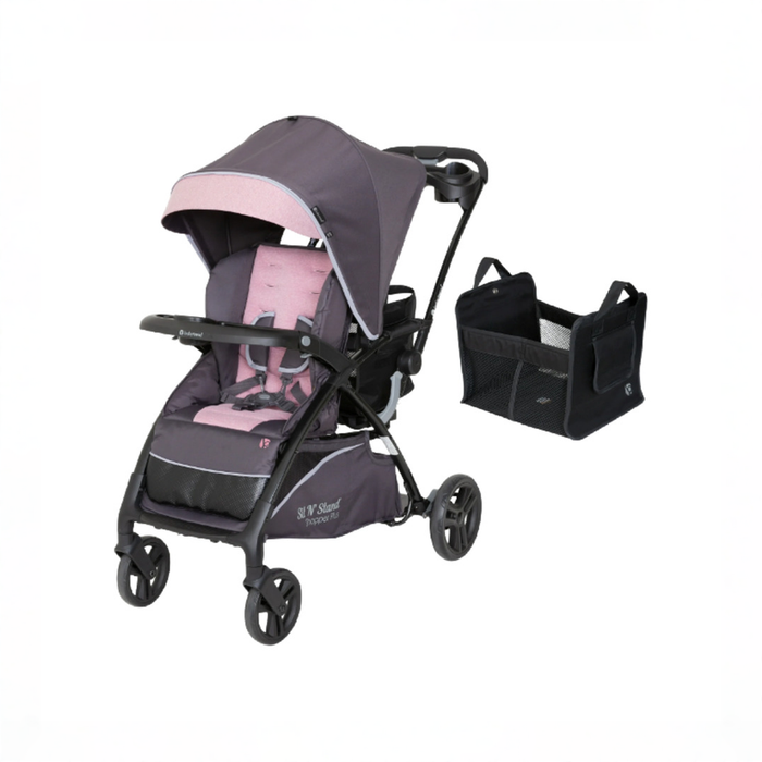 Baby Trend Sit N Stand 5-in-1 Shopper Plus Stroller, Cassis Pink