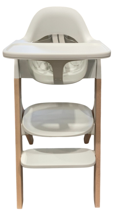 Shop Mockingbird High Chair, 2.0, Natural Beech, White at GoodBuy Gear