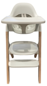 Shop Mockingbird High Chair, 2.0, Natural Beech, White at GoodBuy Gear