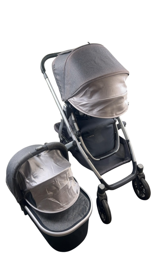 Shop UPPAbaby VISTA Stroller, 2017, Jordan (Grey Melange) at GoodBuy Gear