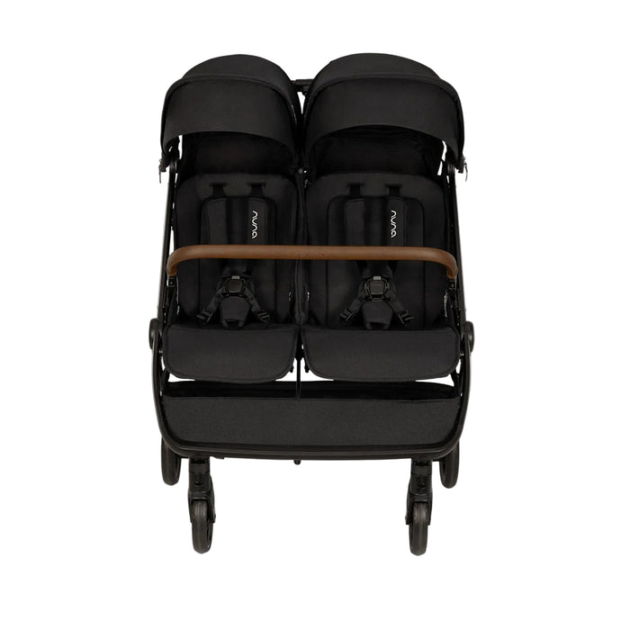 Nuna TRVL Dubl Stroller, Caviar, 2025