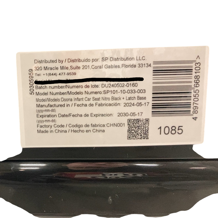 Shop Doona Infant Car Seat & Stroller Combo, 2024, Nitro Black at GoodBuy Gear