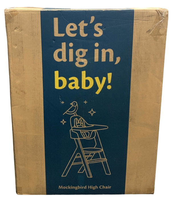 Shop Mockingbird High Chair, Natural Beech, White at GoodBuy Gear