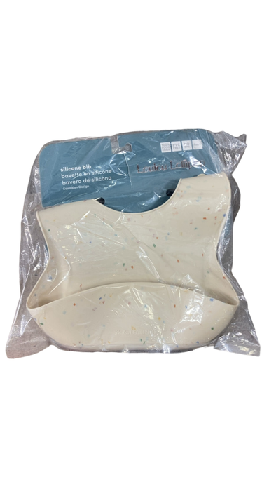 Shop LouLou Lollipop Silicone Bib, Confetti Cream at GoodBuy Gear
