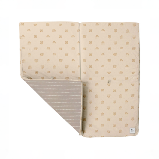 Shop Toki Kids Standard Padded Play Mat 40" x 40", Rainbow peach at GoodBuy Gear