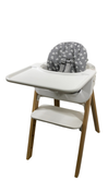 Shop Stokke Complete Steps High Chair, White Seat Natural Legs at GoodBuy Gear