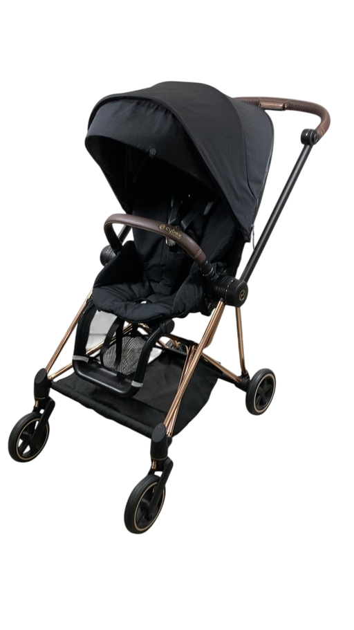 Shop Cybex MIOS Stroller, 2021, Deep Black, Rose Gold at GoodBuy Gear