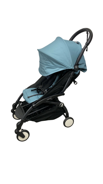 Shop Stokke YOYO3 Complete Stroller, 2024, Aqua, Black at GoodBuy Gear