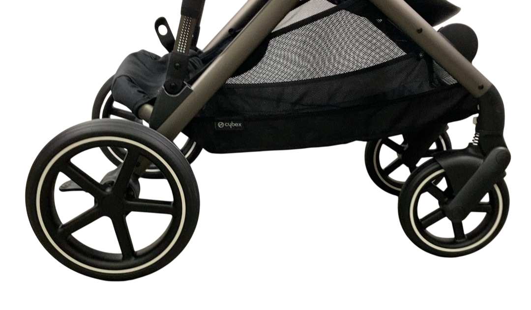 Shop Cybex Gazelle S Modular Stroller, 2024, Moon Black, Taupe Frame at GoodBuy Gear