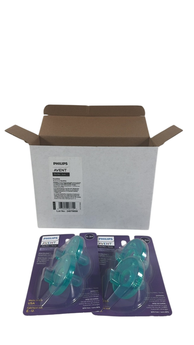 Shop Philips Avent Soothie Pacifiers, Green, 0-3 Months, 4 Pack at GoodBuy Gear