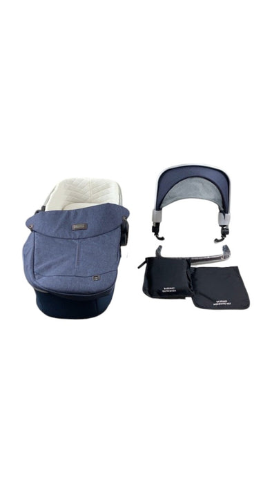 Silver Cross Wave Bassinet Carry Cot, Midnight Blue