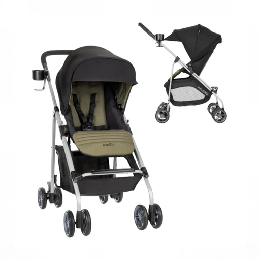 Shop Evenflo Reversi Lightweight Reversible Stroller, 2025, Leonis Green at GoodBuy Gear