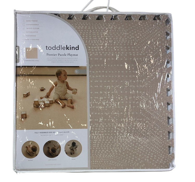 Shop Toddlekind Prettier Puzzle Playmat Standard, Deco, Latte at GoodBuy Gear