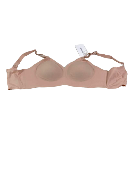 used Momcozy SMOOTH- Ultra Soft Omni Maternity Nursing Bra, M, Oyster Pink