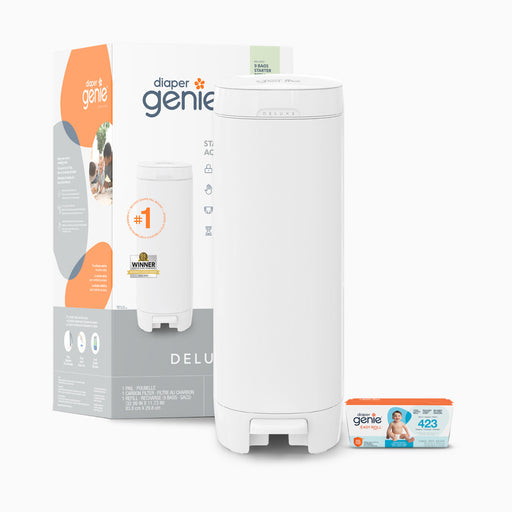 Shop Diaper Genie Deluxe Diaper Pail, White at GoodBuy Gear