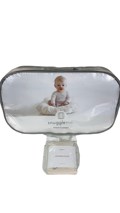 Shop Snuggle Me Organic Sensory Infant Lounger with Cover, Natural, Natural at GoodBuy Gear