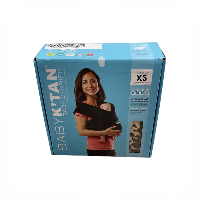 Shop Baby K'tan Baby Carrier, Leopard Love Brown, Print, X-Small at GoodBuy Gear