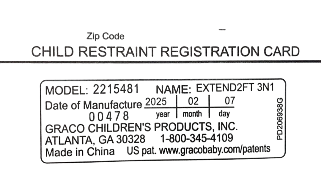 Shop Graco Extend2Fit 3-in-1 Convertible Car Seat, 2025, Ashten at GoodBuy Gear